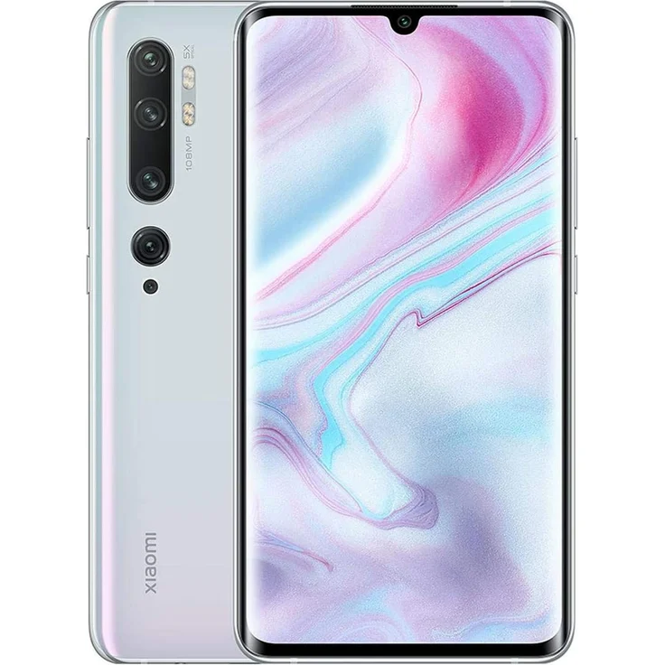 Xiaomi Mi Note 10 Pro Smartphone 16,43cm (6,47 Zoll) Super AMOLED-Display, 256GB interner Speicher, 8GB RAM, Dual-SIM, Android, White - Preisvergleich – Bild 1