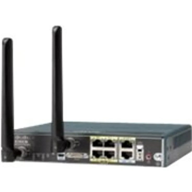 Cisco C819 Generation 2 Integrated Service Router (HSPA+, R7-W-SMS-GPS, 4-Port, 4-polig, 2x RJ45, mini-USB)