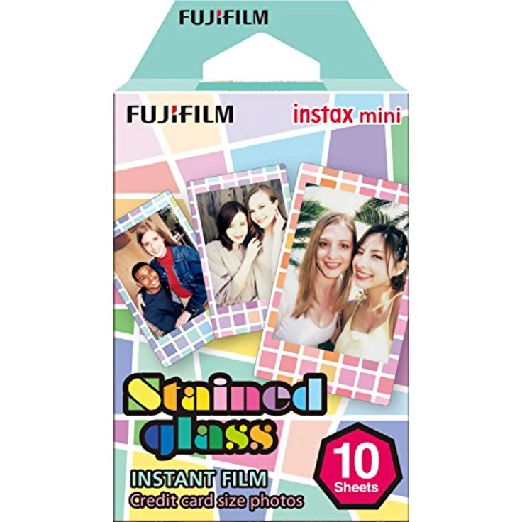 Fujifilm Instax Mini Stained Glass Film, 10 Stück