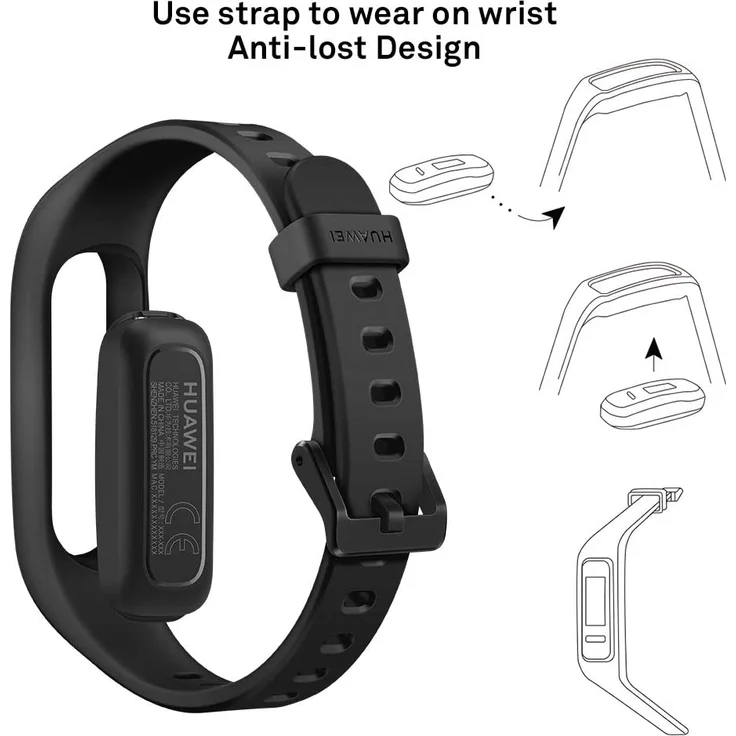 Huawei Band 3e Fitness-Tracker Unisex, Einheitsgröße, Schwarz – Bild 11