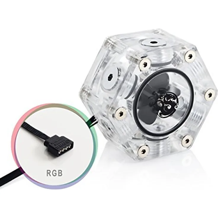 Bitspower Sechskant-Durchflussanzeige, RGB