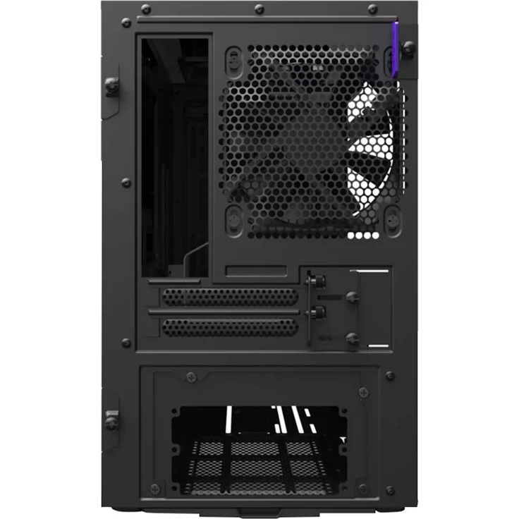 NZXT H210 - Mini-ITX-Gehäuse für Gaming-PCs - Front USB-C Port - Tempered Glass-Seitenfenster - managementsystem - Für Wasserkühlung nutzbar - Weiß-Schwarz – Bild 2