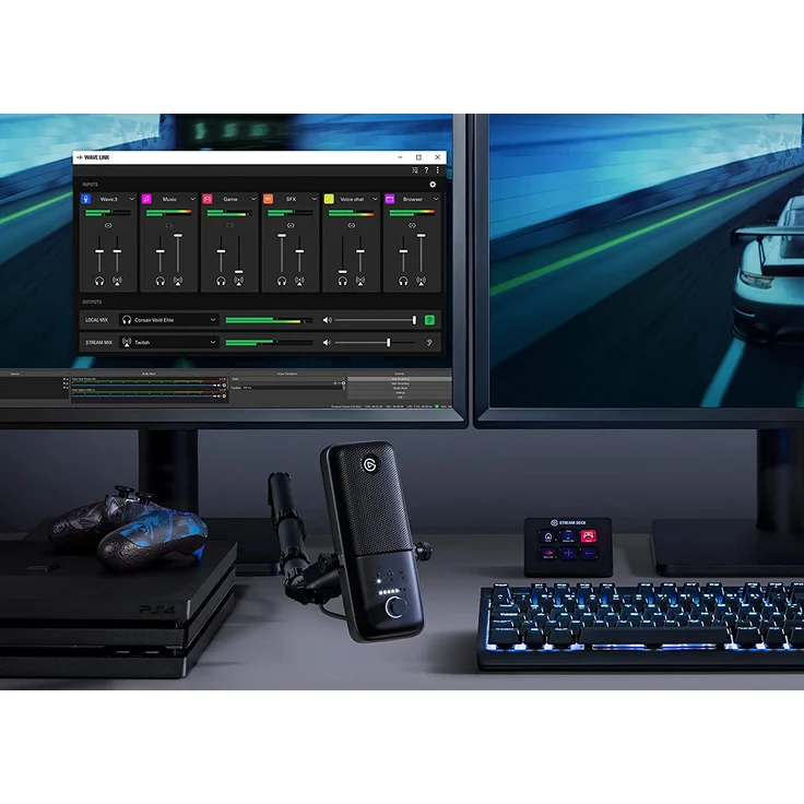 Elgato Wave:3, Premium-USB-Kondensatormikrofon mit digitaler Mixing-Lösung, Anti-Clipping-Technologie und kapazitivem Sensor für Stummschaltung, für Streaming und Podcasting – Bild 12
