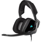 Corsair Void Elite RGB USB Gaming Headset (7.1 Surround Sound, iCUE RGB-Beleuchtung, Mikrofaser und Memory-Schaumstoff Ohrpolster, für PC, Xbox One, PS4, Switch und Mobilgeräte) carbon
