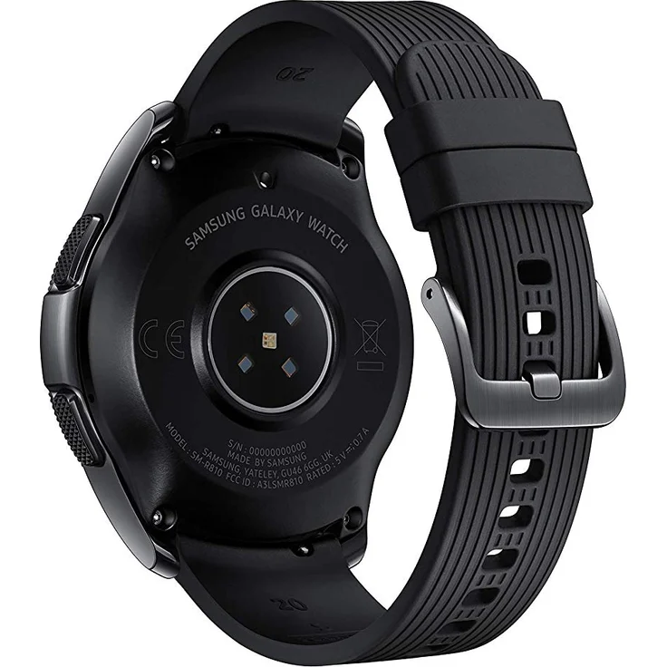 Samsung Galaxy Watch Smartwatch GPS, Unisex, 42mm, Edelstahlgehäuse, Schwarz – Bild 5