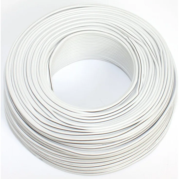 Lautsprecherkabel 2x0,50mm2 - 50m - weiss - CCA - Audiokabel - Boxenkabel
