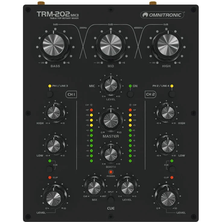 Omnitronic TRM-202MK3 2-Kanal Rotary-Mixer – Bild 1