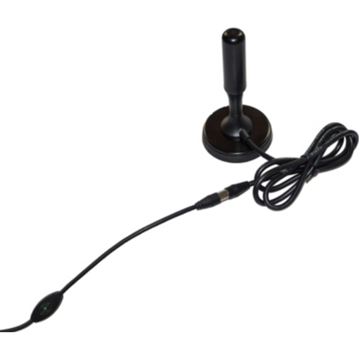 Xoro HAN 100 aktive Antenne für DVBT/T2 für Innen schwarz