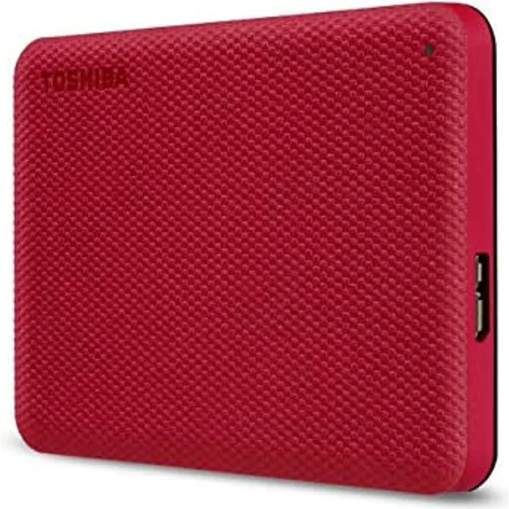 Toshiba Canvio Advance - Festplatte - 4 TB - extern (tragbar) - 2.5 Zoll (6.4 cm) - USB 3.2 Gen 1 - Rot (HDTCA40ER3CA) – Bild 4