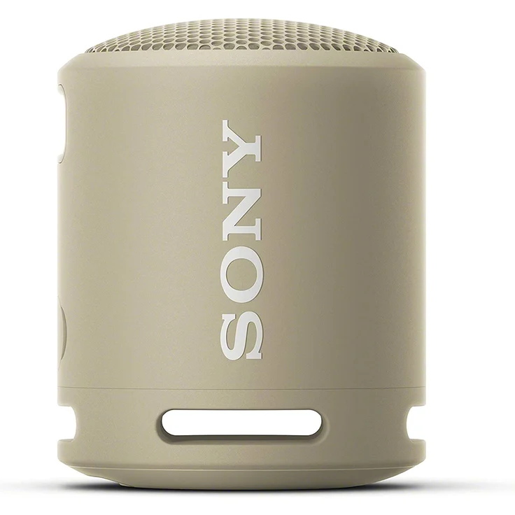 Sony SRS-XB13 Bluetooth-Lautsprecher, tragbar, Extra Bass, 16 Stunden Akkulaufzeit, wasserfest (IP67), Taupe – Bild 2