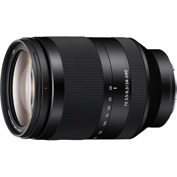 Sony SEL-24240 Weitwinkel-Zoom Objektiv (24-240 mm, F3.5-6.3, OSS, Vollformat, geeignet für A7, A6000, A5100, A5000 und Nex Serien, E-Mount) schwarz
