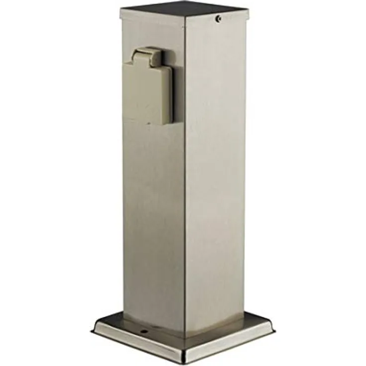Heitronic Steckdosen-Säule eckig 2er - (35460)