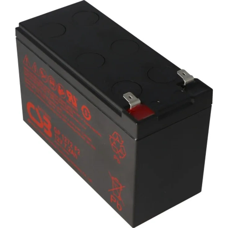 CSB-GP1272F2 12 Volt AGM Bleiakku 7,2Ah, 151x65x100mm 6,3mm s Type + Stan
