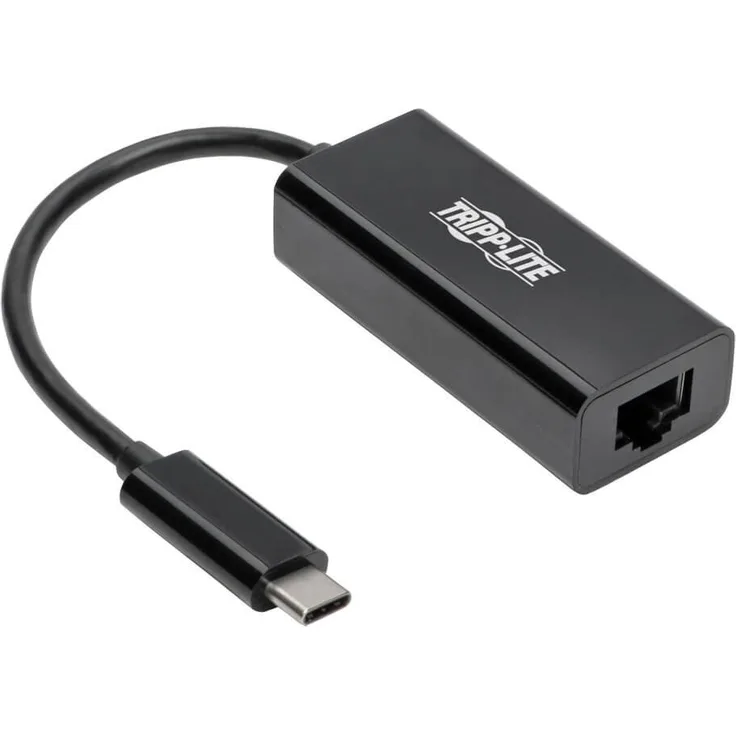 USB-C (Type-C) auf Gigabit Netzwerkadapter, USB 3.1, Gen 1, Thunderbolt 3, Schwarz