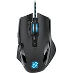 Sharkoon Skiller SGM1 Gaming Maus mit Makrotasten (10800 DPI, RGB-Beleuchtung, 12 Tasten, Weight-Tuning-System und Software) schwarz