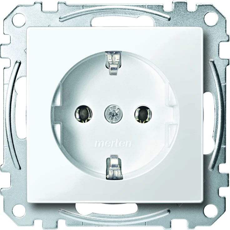 MERTEN MEG2301-0319 SCHUKO-Steckdose StK polarweiß glänzend System M
