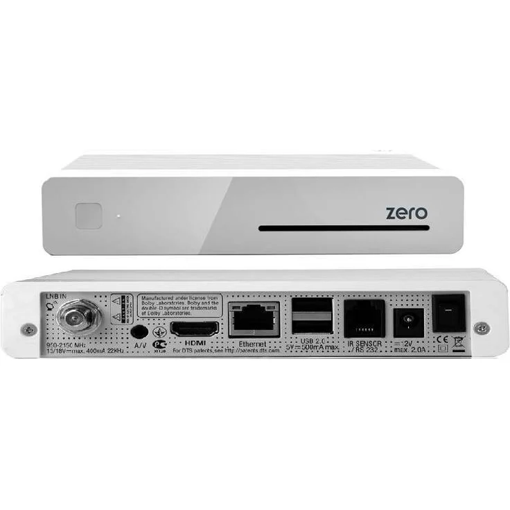 Vu+ Zero Sat-Receiver, weiß, DVB-S2 Tuner, Linux, HDMI – Bild 2