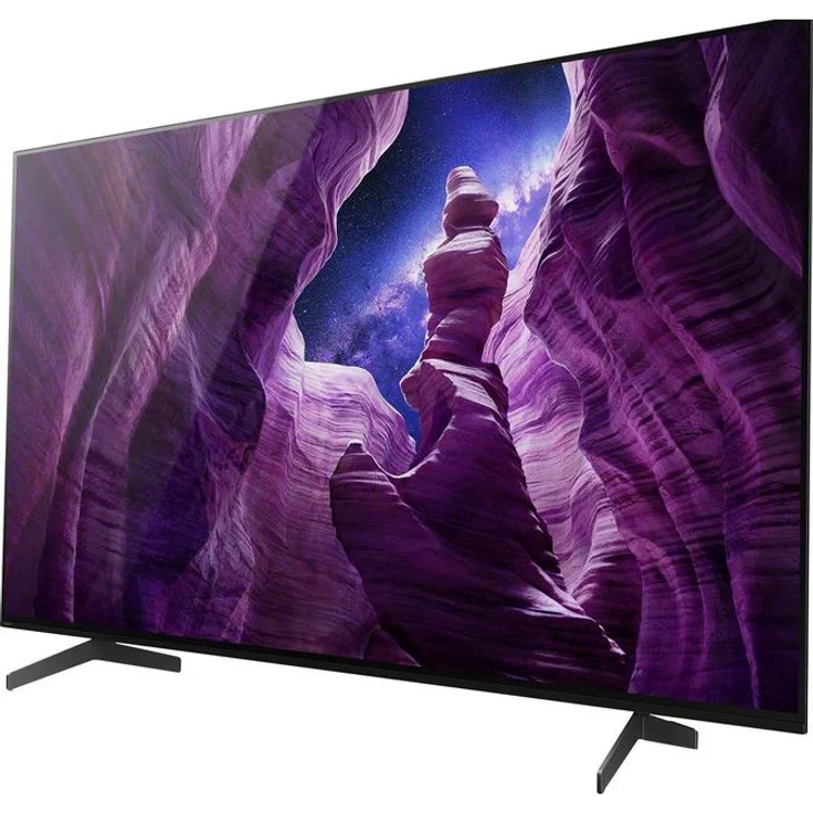 Sony KD-65A8 164 cm (65 Zoll) OLED-Technologie (Ultra HD, HDR) HD-Triple-Tuner (Sat, Antenne, Kabel) Smart TV Modelljahr 2020 Energieklasse G – Bild 2