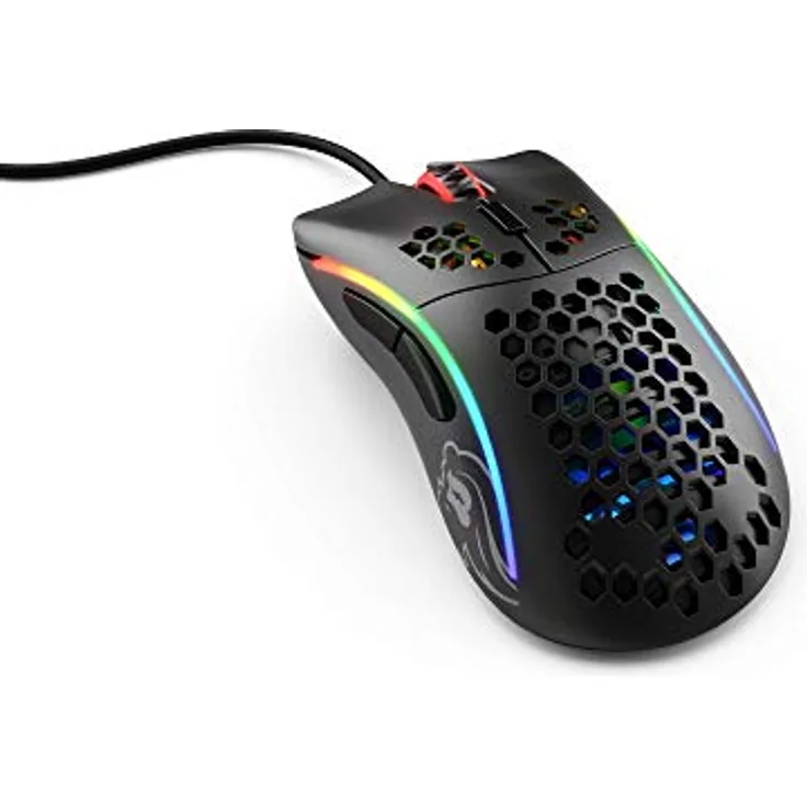 Glorious PC Gaming Race Model D- Gaming-Maus mit Kabel, Schwarz Matt