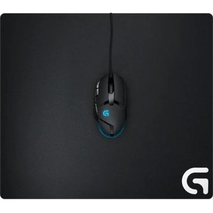 Logitech G640 Gaming Mauspad aus Stoff, 460x400 mm, 3mm flaches Profil, Geringe Oberflächenreibung, Gleichmäßige Oberflächenstruktur, Gummiunterlage, Zusammenrollbar – Bild 1
