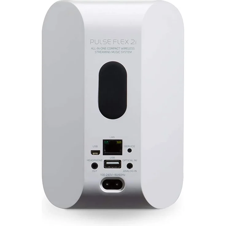 Bluesound Pulse FLEX 2I Multiroom-Lautsprecher mit Alexa, Webradio, geeignet für Indoor, Outdoor, weiß – Bild 3