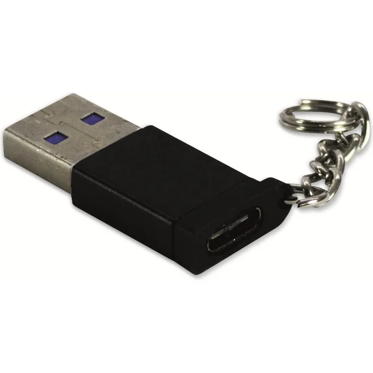 USB3.0-Adapter INTER-TECH Typ-C Buchse auf USB-A Stecker