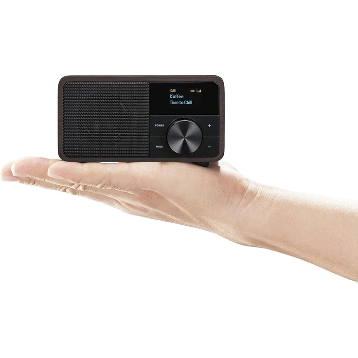 Sangean Genuine Mini DDR-7 DAB+ Tischradio AUX, Bluetooth, UKW Dunkelbraun (A500421) – Bild 4