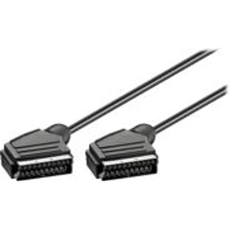 Goobay 11709 Scart-Verbindungskabel, 3m schwarz