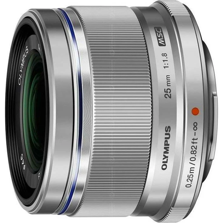 Olympus 25 mm, f/1,8 M.ZUIKO Digital für Micro Four Thirds silber – Bild 1