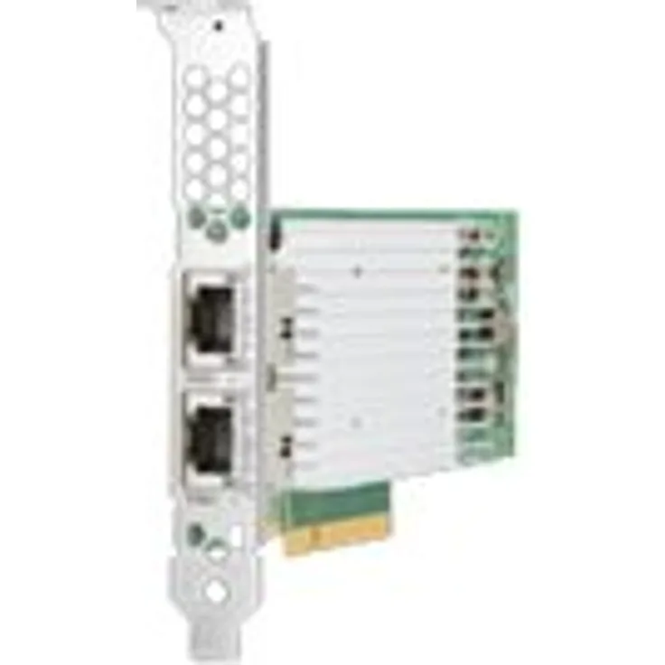 HPE 521T - Netzwerkadapter - PCIe 3.0 x8 - 10Gb Ethernet x 2 - für ProLiant DL20 Gen10, DL360 Gen10, DL380 Gen10, MicroServer Gen10, ML30 Gen10, ML350 Gen10