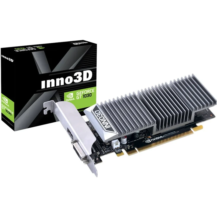 Inno3D N1030-1SDV-E5BL GeForce GT 1030 2GB GDDR5 Grafikkarte (GeForce GT 1030, 2GB GDDR5, 64bit, 4096 x 2160 Pixel, PCI Express 3.0) – Bild 2