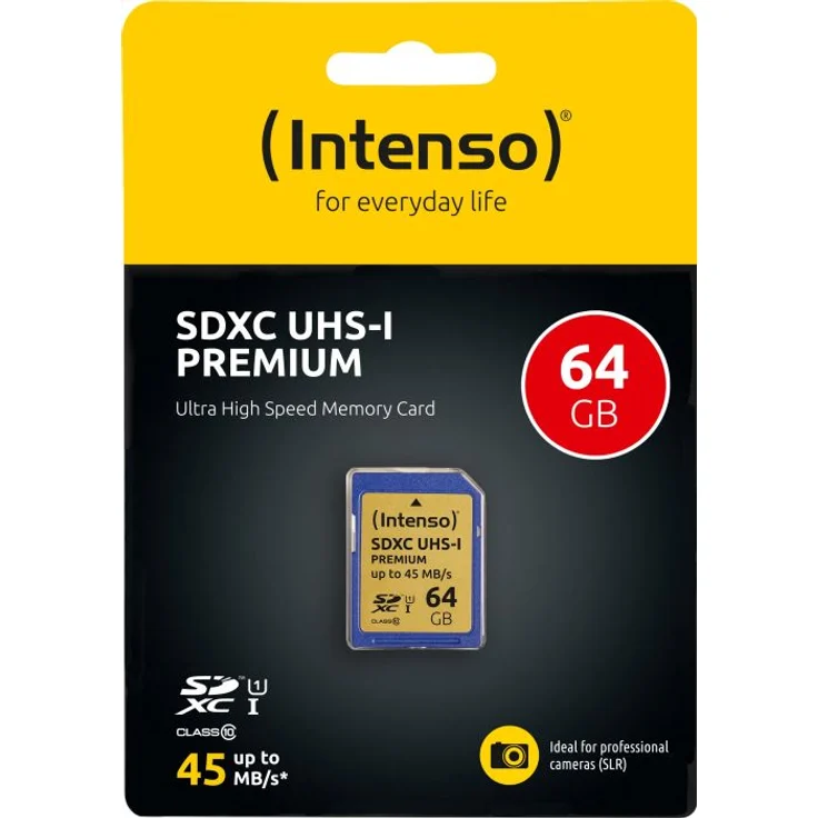 Intenso SDXC UHS-I 64GB Class 10 Speicherkarte blau – Bild 2