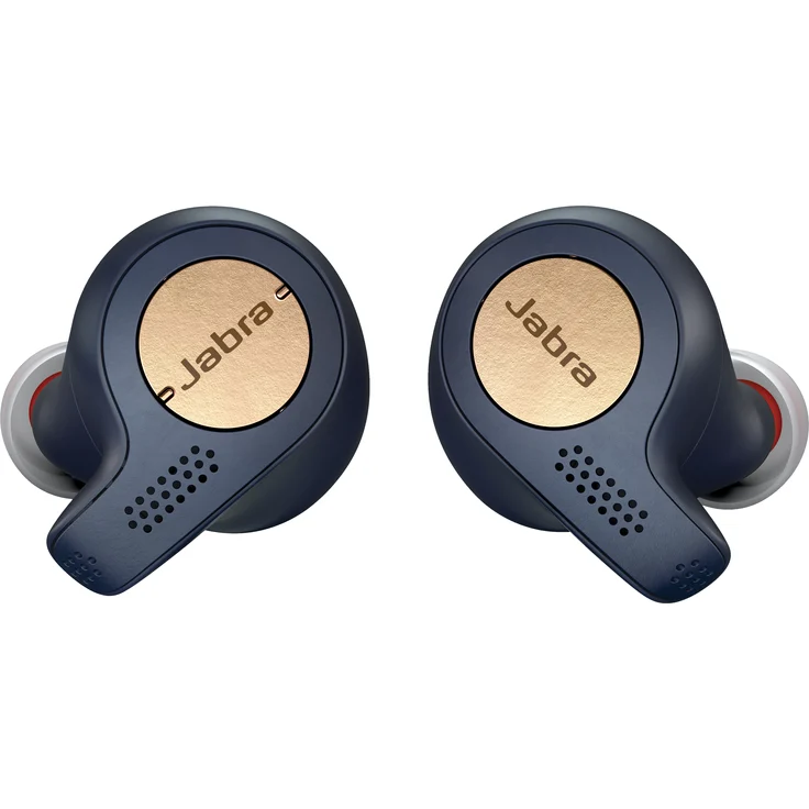 Jabra Elite Active 65t True Wireless In-Ear Kopfhörer, mit Bluetooth, Mikrofon, geeignet für Sport, spritzwassergeschützt, blau – Bild 2