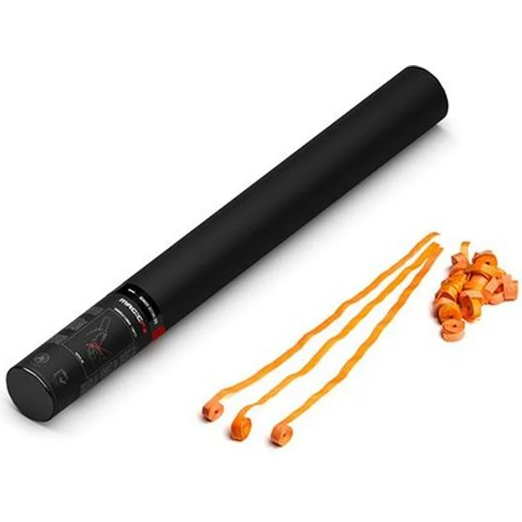 Magic FX Handheld Luftschlangen Kanone 50cm Orange