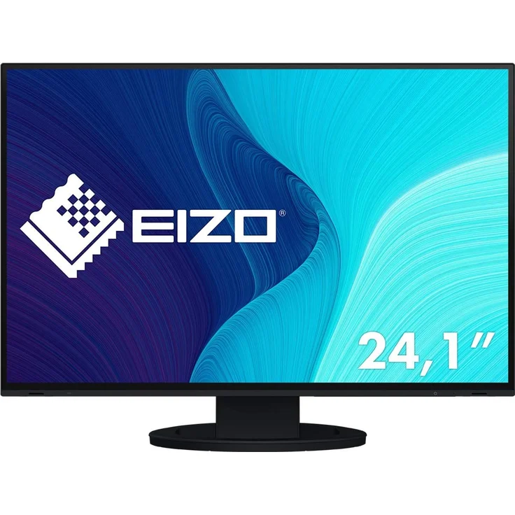 Eizo FlexScan EV2495 schwarz - 24,1 Zoll, WUXGA (1920 x 1200), IPS-Panel, 60Hz, 5ms, 350cd/m² (EV2495-BK) – Bild 1