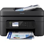 Epson WorkForce WF-2850DWF 4-in1-Tintenstrahl-Multifunktionsgerät, Drucker (Scannen, Kopieren, Fax, WiFi, ADF, Duplex, Einzelpatronen, DIN A4) schwarz