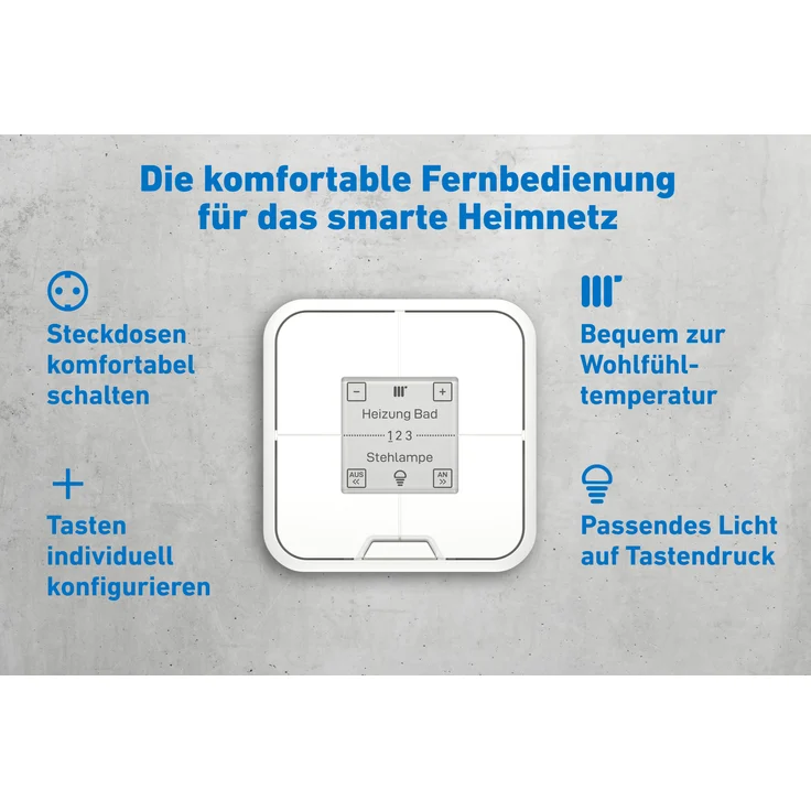 AVM FRITZ!DECT 440 (portabler, konfigurierbarer Taster für Smart-Home-Bedienung, Steuern von smarten FRITZ!-Geräten, für FRITZ!Box mit DECT-Basis verwendbar), weiß – Bild 5