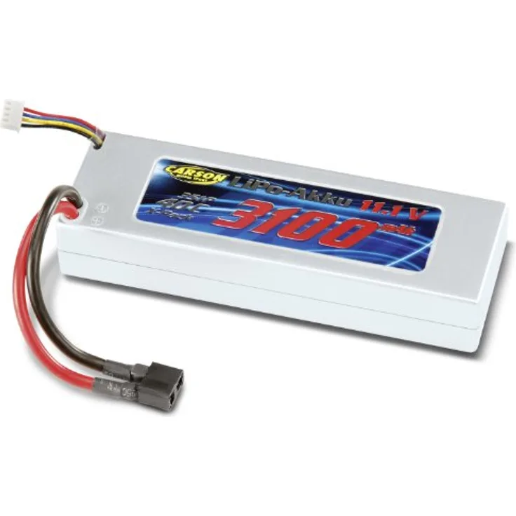 Carson 500608102 - Akku Racing Pack, 11.1 V-3100mAh Lipo 40C