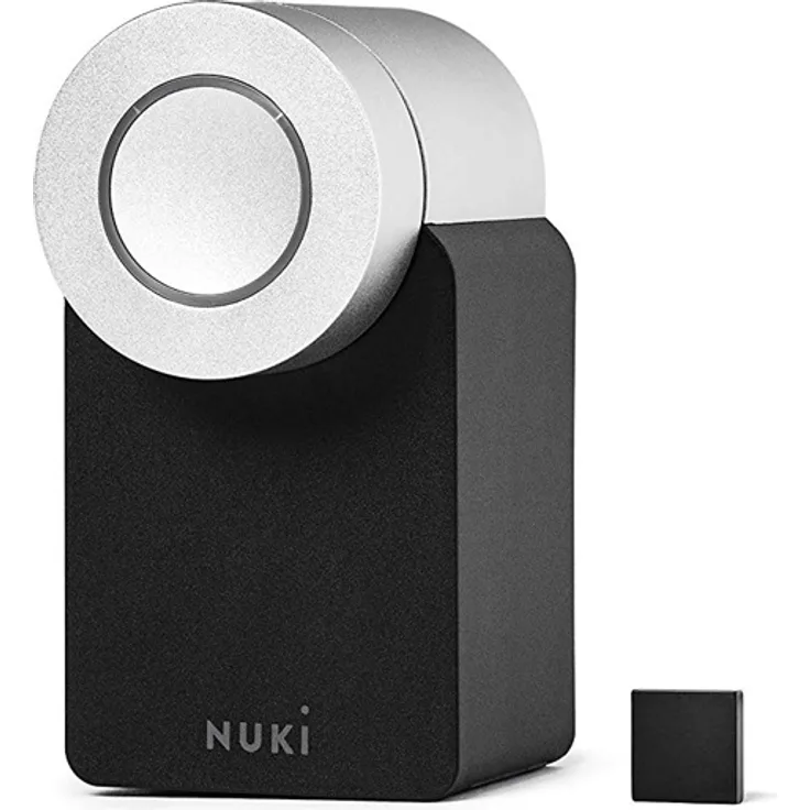 Nuki Smart Lock 2.0 - Apple HomeKit - Amazon Alexa - Google Home - IFTTT - Elektronisches Türschloss mit Türsensor - Automatischer Türöffner mit Bluetooth, WLAN - für iPhone und Android - Smart Home