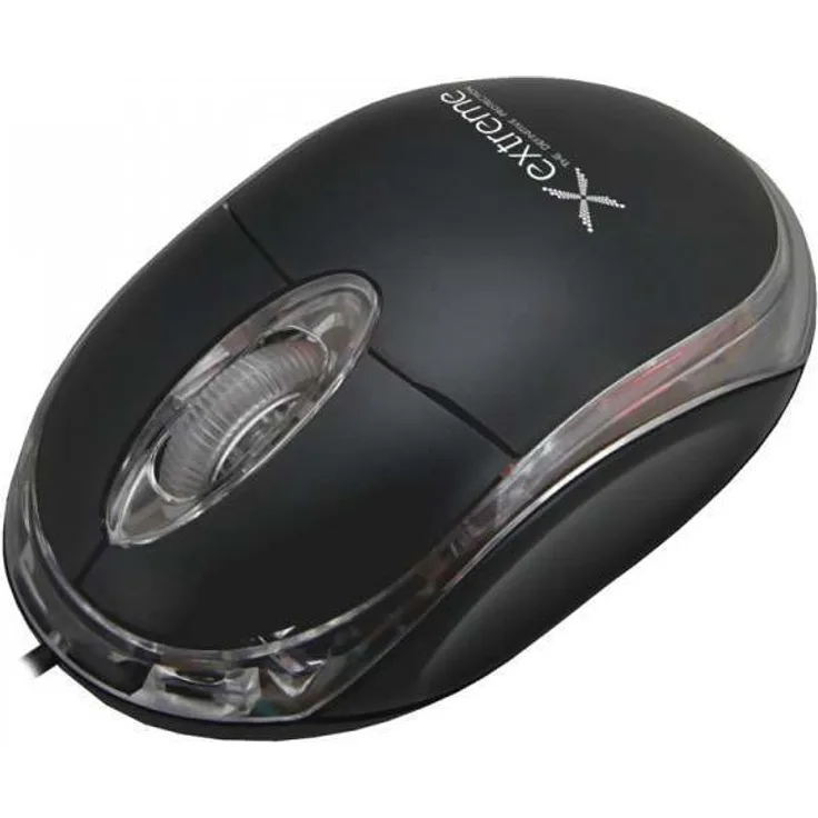 Esperanza XM102K Extreme Camille USB-kabelgebundene Laser-Maus mit Leuchtanimation (3 Tasten, Scrollrad) schwarz