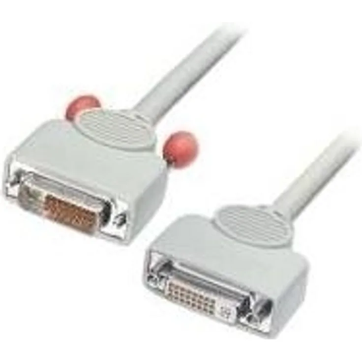 Lindy Premium - Display-Verlängerungskabel - Dual Link - DVI-D (M) - DVI-D (W) - 50cm - Flügelschrauben (41127)