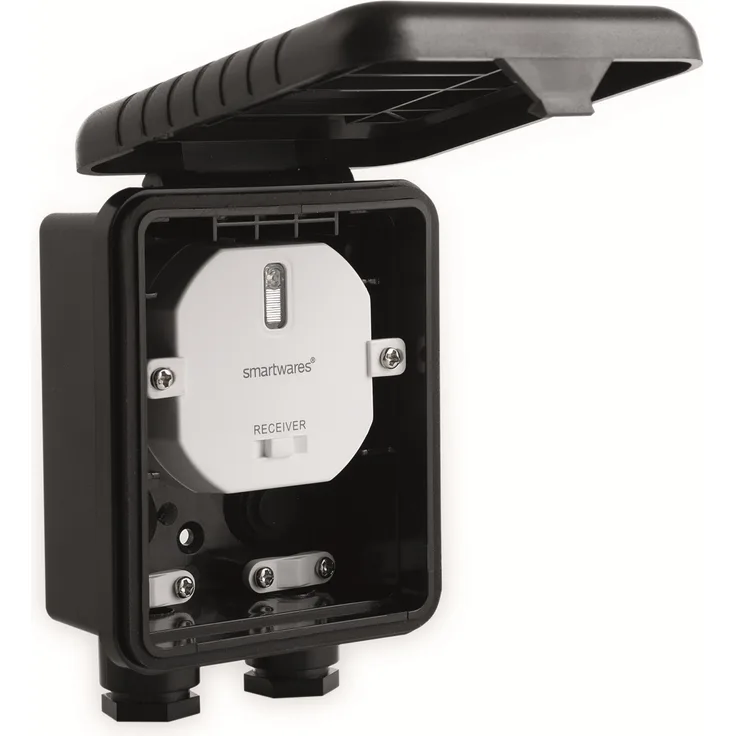 Smartwares Funk-Einbauschalter SMARTWARES SH4-90451, Unterputz, Außenbereich