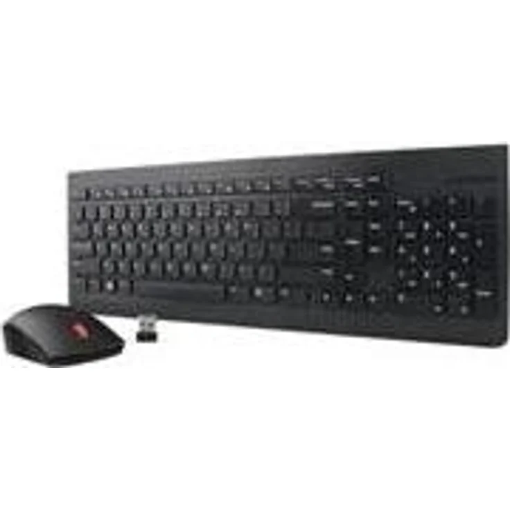 Lenovo Essential Wireless Combo - Tastatur-und-Maus-Set - kabellos - 2.4 GHz - USA QWERTY - für ThinkCentre M80, ThinkPad T14 Gen 2, T15 Gen 2, V14 G2 ALC, V15 IML, V50s-07, V55t-15 (4X30M39458) – Bild 1