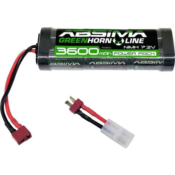 Absima Modellbau-Akkupack (NiMh) 7.2V 3600 mAh Zellen-Zahl: 6 Hardcase T-Buchse, Tamiya-Buchse