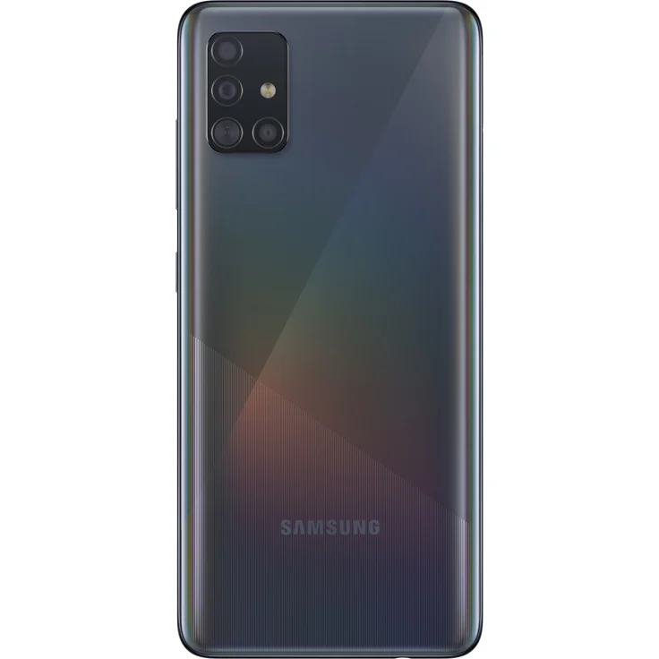 Samsung Galaxy A51 Smartphone 16,51cm (6,5 Zoll) Super AMOLED-Display, 128GB interner Speicher, 4GB RAM, Nano-SIM, Android, Prism Crush Black – Bild 3