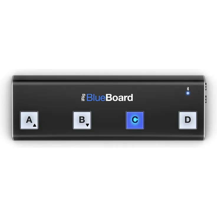 IK Multimedia iRig BlueBoard Bluetooth MIDI Pedalboard Kontroller für Apple iPhone-iPod-iPad und Mac