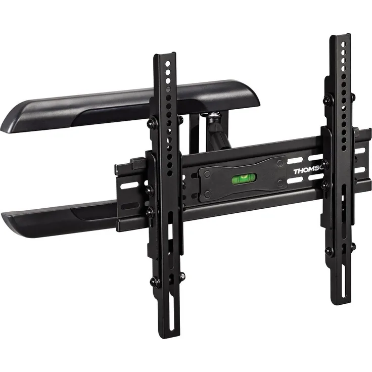 Thomson TV-Wandhalterung WAB346, vollbeweglich, 1 Arm, für 66-117cm (26-46 Zoll) Fernseher (Traglast 27 kg) VESA 400x400 schwarz