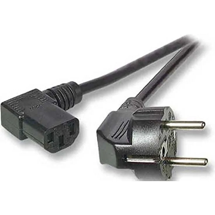 EFB-Elektronik 2m C13-Koppler Schwarz Stromkabel, EK535.2