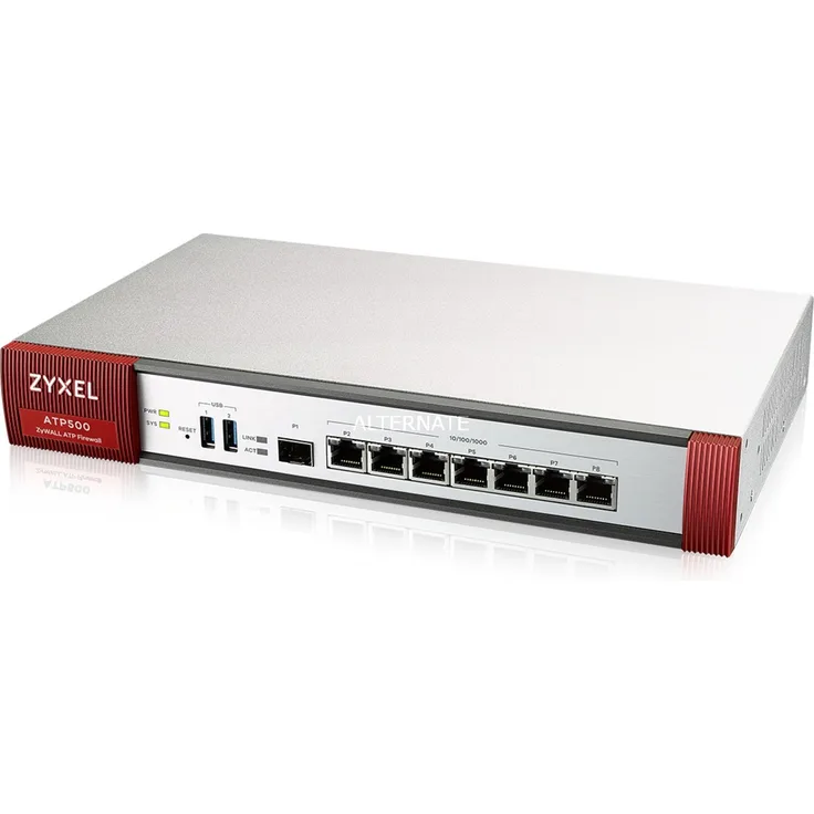 Zyxel ZyWALL Advanced Bedrohungsschutz 2.6 Gbps, Firewall der neuen Generation [ATP500]