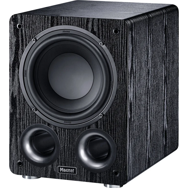 Magnat Alpha RS 8, Aktivsubwoofer mit 200 mm großer Membran und bis zu 160 Watt Leistung Schwarz Aktiv-Subwoofer mit 200 mm großer Membran und bis zu 160 Watt Leistung – Bild 2